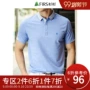 Shanshan nam ve áo POLO kinh doanh cha mùa hè tải cổ áo cha trung niên nam ngắn tay áo thun nam - Áo phông ngắn áo polo nam