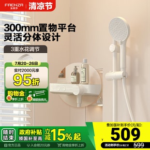 家用卫生间淋浴花洒 政府补贴15% 法恩莎花洒套装 可升降挂墙式