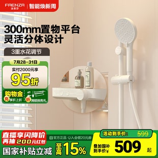 家用卫生间淋浴花洒 政府补贴15% 法恩莎花洒套装 可升降挂墙式
