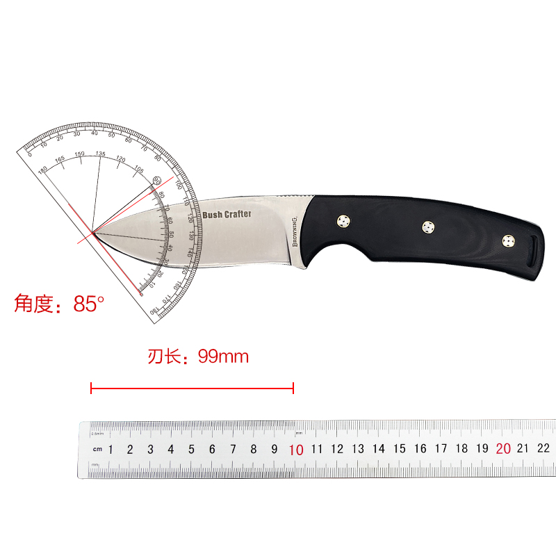 Browning勃朗宁 高硬锋利直刀户外登山露营荒野野外生存装备随身 户外/登山/野营/旅行用品 其他户外刀具 原图主图
