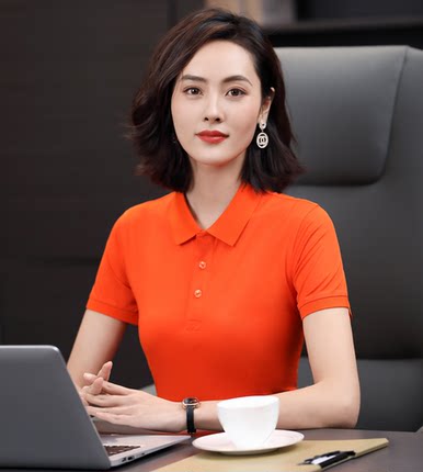 夏季薄款工作服POLO衫定制广告文化衫印LOGO工装翻领团体活动t恤