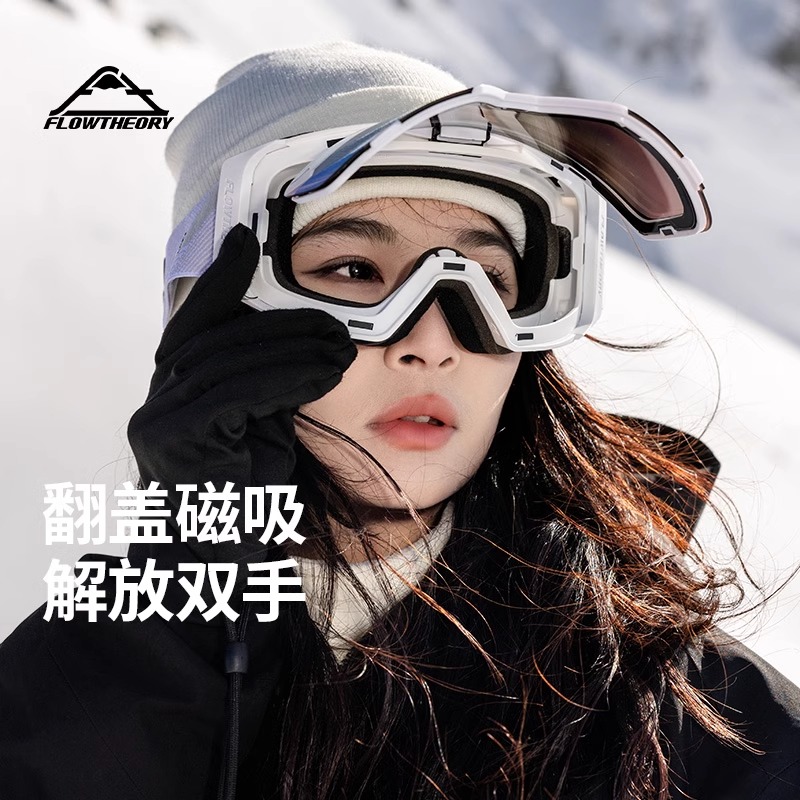 FT蔡司雪镜磁吸翻盖全天候雪镜