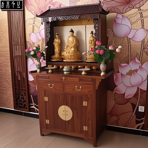 古木今生祖先供奉台实木供桌家用