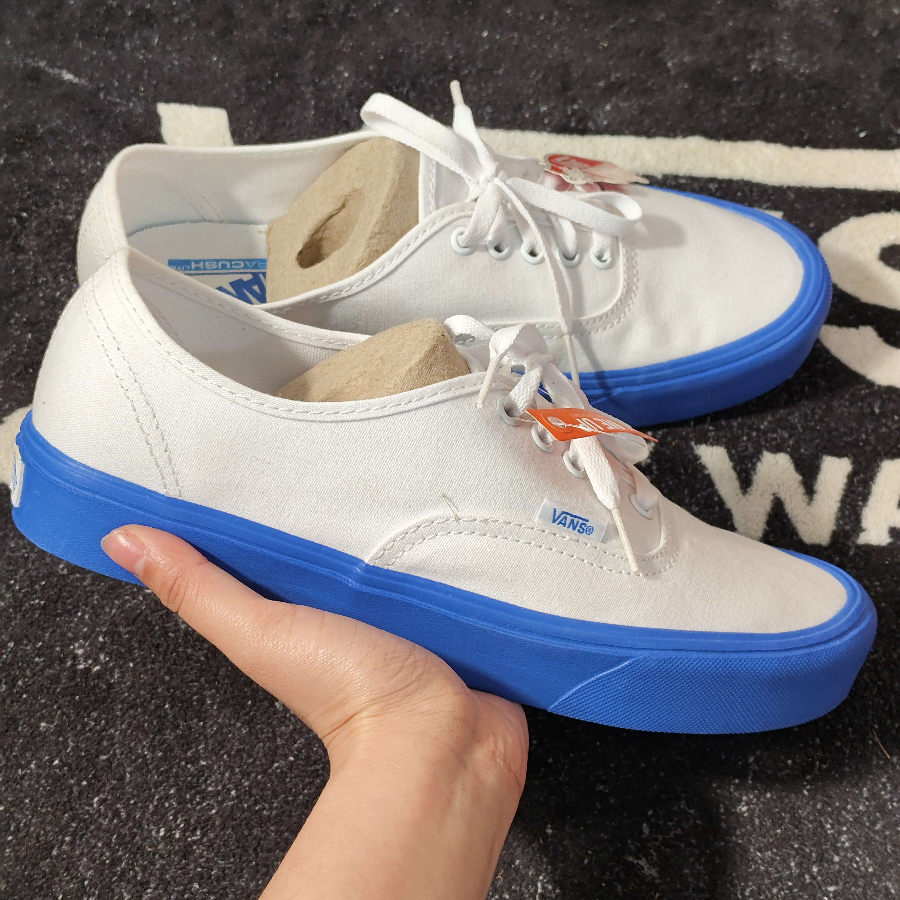 Vans Authentic 白蓝低帮帆布鞋 VN0A2Z5JN5V