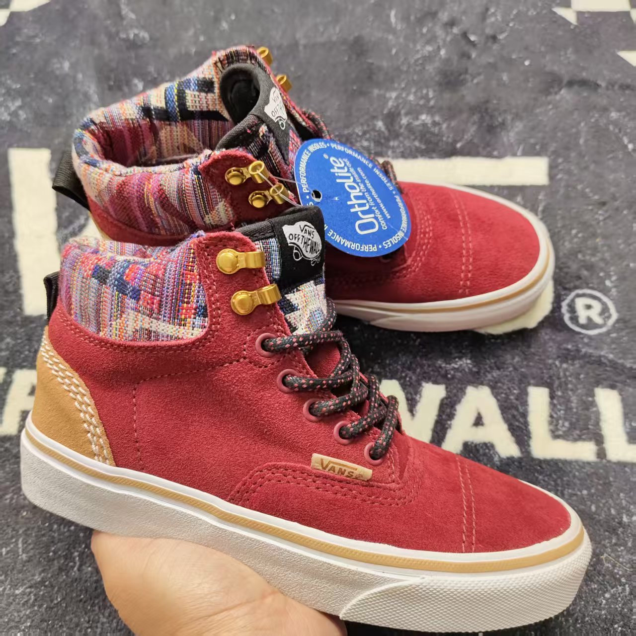 Sunny现货 VANS高帮秋冬棉鞋SK8加绒保暖休闲板鞋VN0A348OMIL