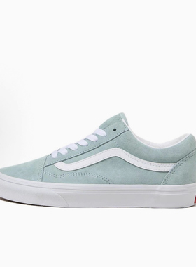 Sunny现货 VANS蓝色低帮OLD SKOOL新款翻毛皮休闲板鞋VN0A2Z42M8I