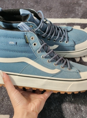 Vans SK8-Hi MTE蓝白防水高帮户外休闲鞋VN000CVT12S