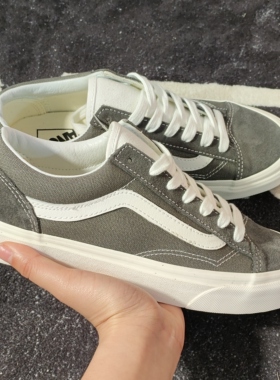 Vans Style 36灰色VN0A3DZ3ORW复古低帮休闲板鞋