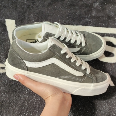 Vans Style 36灰色VN0A3DZ3ORW复古低帮休闲板鞋