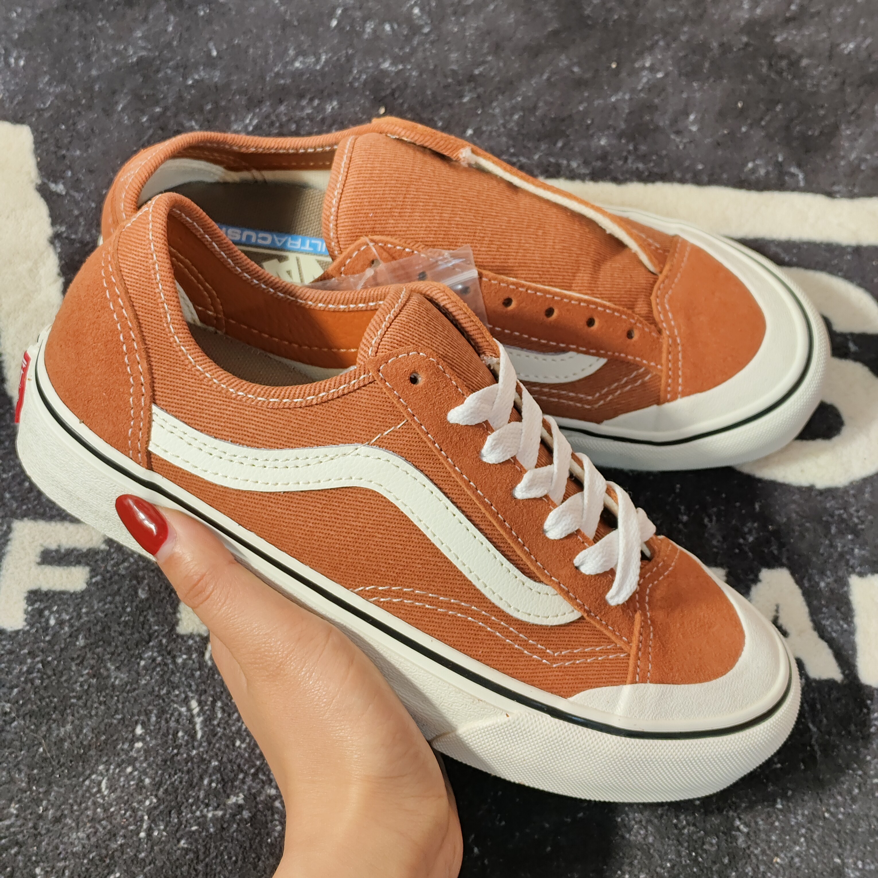 Vans Style 36 VN0A5HYRB99焦糖橘色男女同款复古休闲滑板鞋