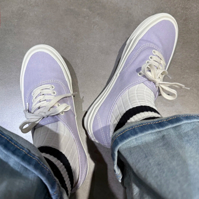 Sunny现货 VANS Authentic Reissue紫色男女帆布板鞋VN000CW2LLC