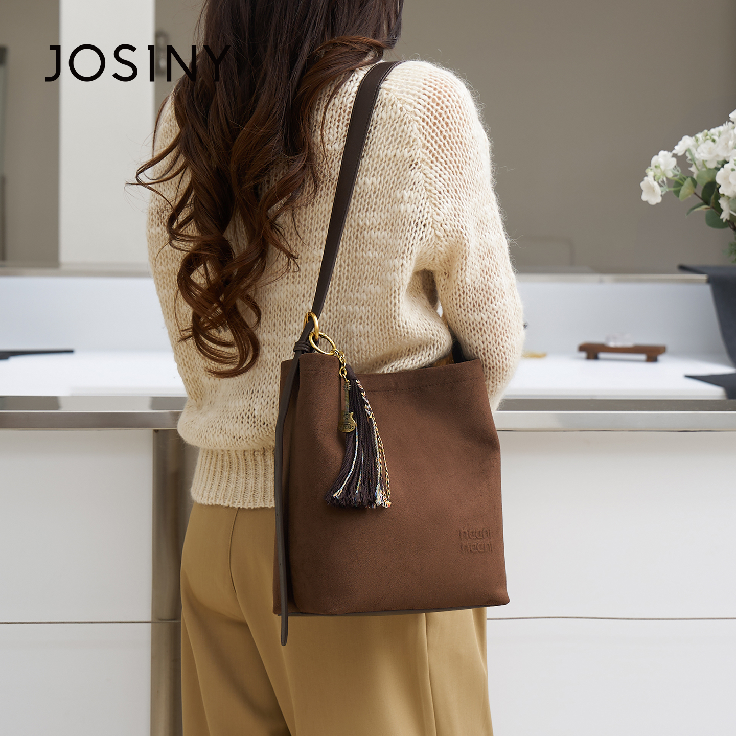 卓诗尼休闲百搭复古托特包