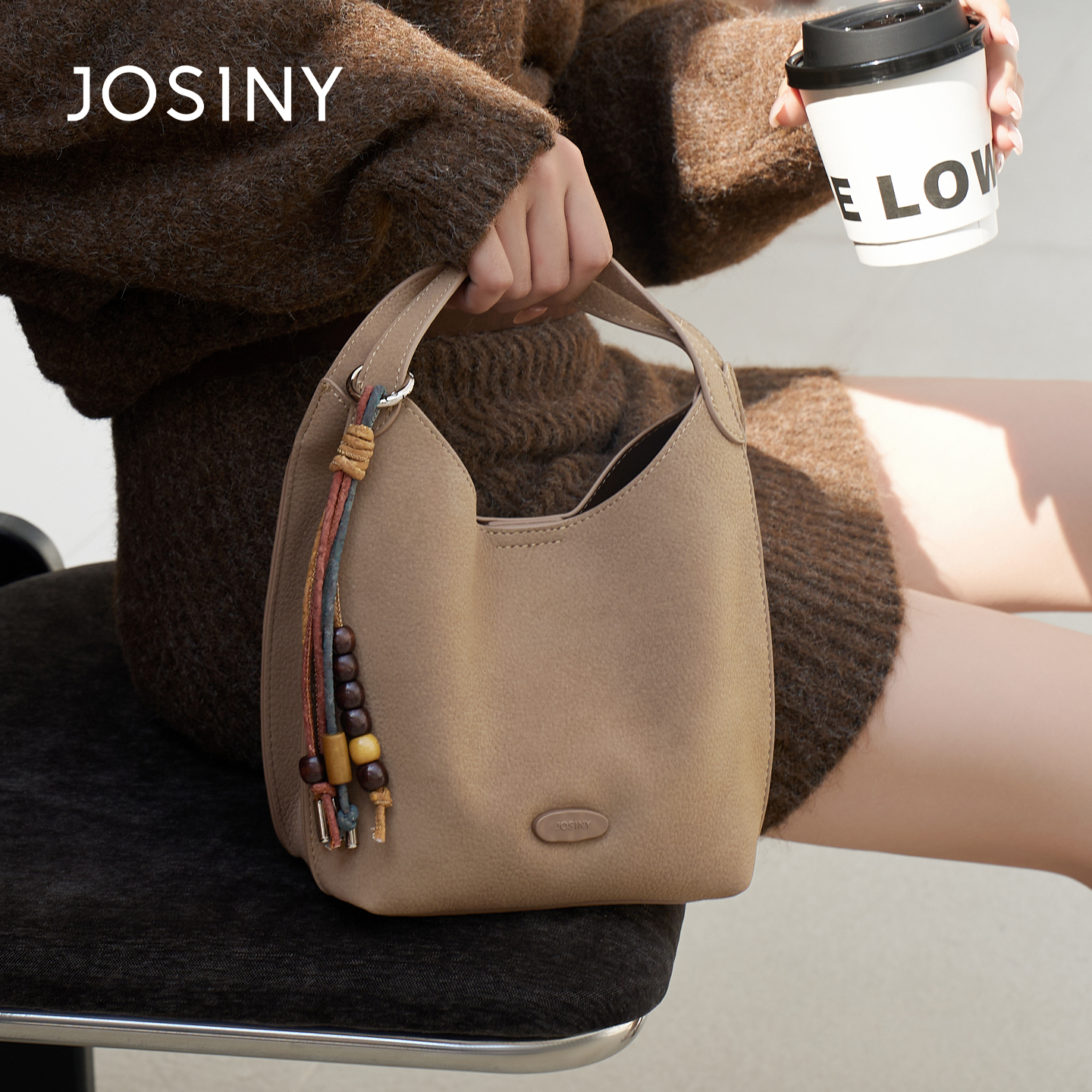 卓诗尼高级单肩手提包包