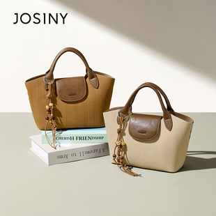 卓诗尼美拉德风托特包女2026新款大容量手提包复古高级单肩斜挎包