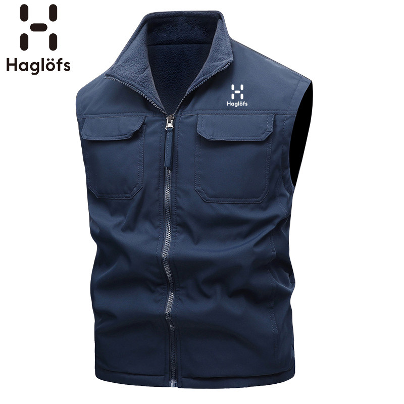 HAGLOFS火柴棍双面穿马甲男2025款秋冬加绒户外运动休闲立领背心,男装,常规马甲,淘宝优惠券,粉丝福利购,淘宝优惠卷