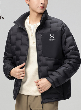 HAGLOFS火柴棍户外轻薄羽绒服男女秋冬款保暖防风防水立领外套