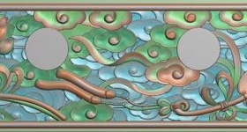 精雕图八宝 八宝抽屉1 234 藏式八宝东阳木雕工艺品挂屏手工雕刻