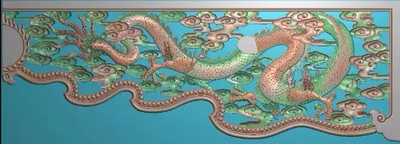 精雕图挂落龙 龙挂落1765a 动物东阳木雕工艺品古建寺庙装修