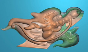 精雕图扶手龙头 龙椅扶手1 拐杖龙头动物东阳木雕工艺品挂屏手工