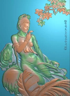 精雕图美女 侍女图改 人物东阳木雕工艺品挂件挂屏屏风手工雕刻