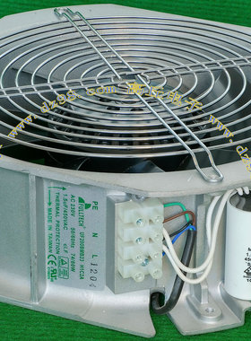 全新备件FULLTECH UF200BMB23 230V 50/60Hz 74/80W滚珠轴承风扇