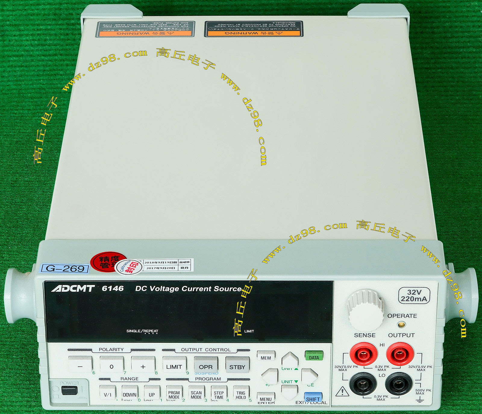 爱德万ADCMT6146 DCVoltage Current Source 32V 220mA电压电流源