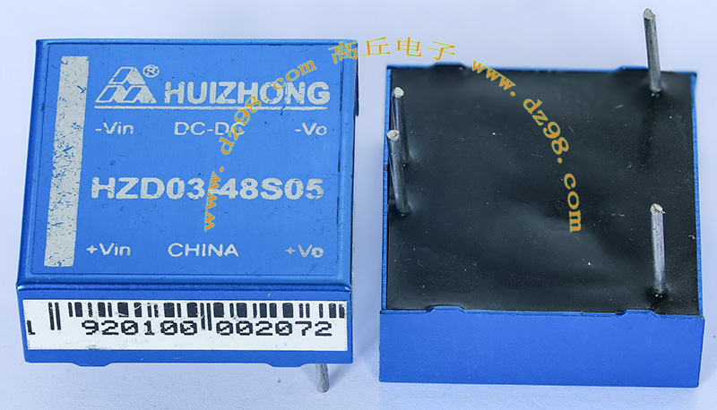 HZD03-48S05 36-72V转5V 3W电源模块 HUIZHONG