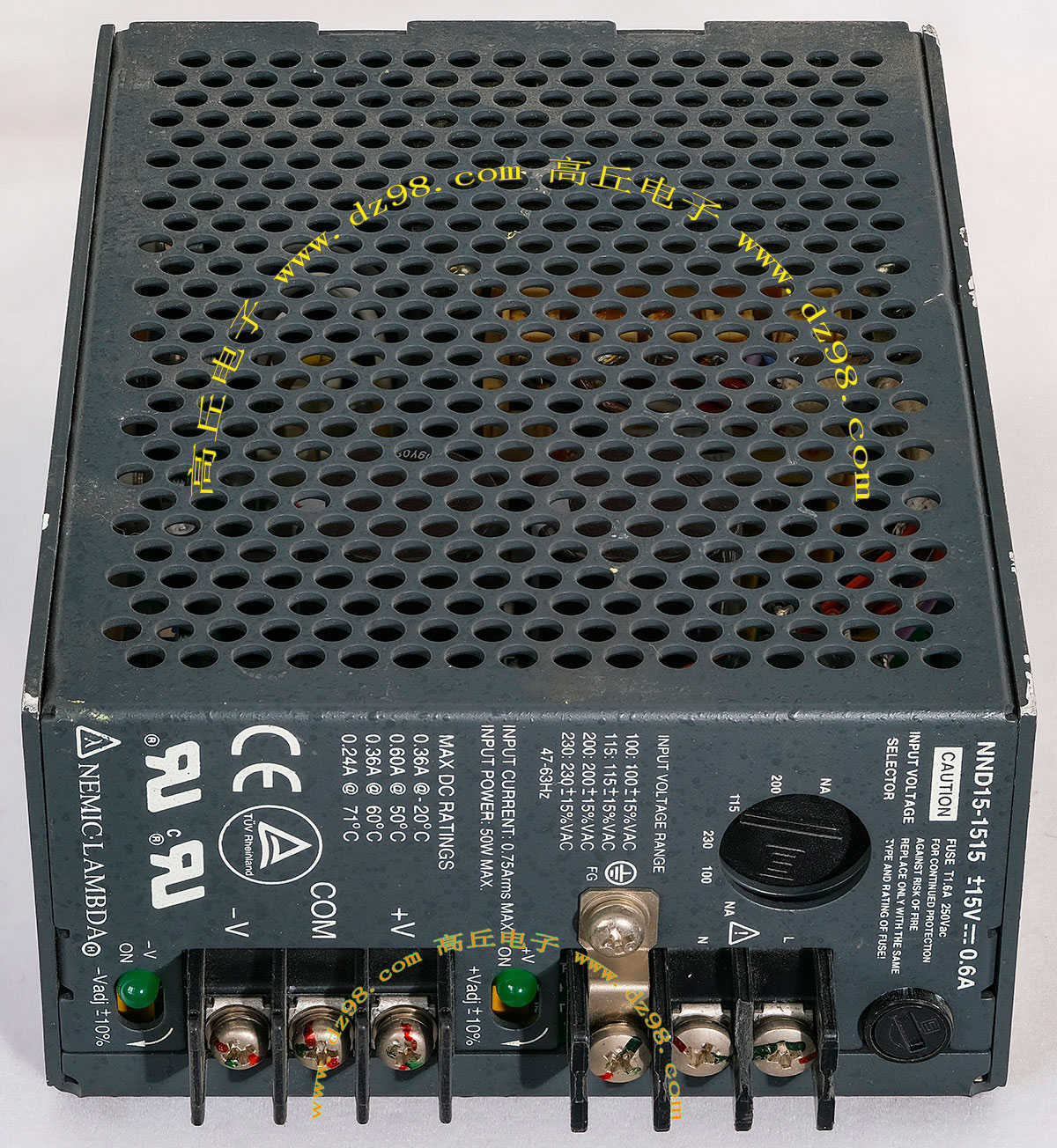 LAMBDA NND15-1515 正负15V 0.6A 工频线性稳压电源 议价