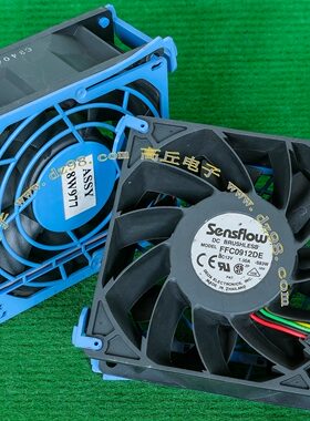 DELTA sensflow FFC0912DE 12V 1.5A服务器滚珠轴承风扇 原装拆机