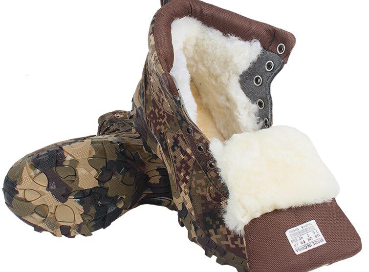 Bottes militaires en toile - porter - Ref 1397989 Image 3