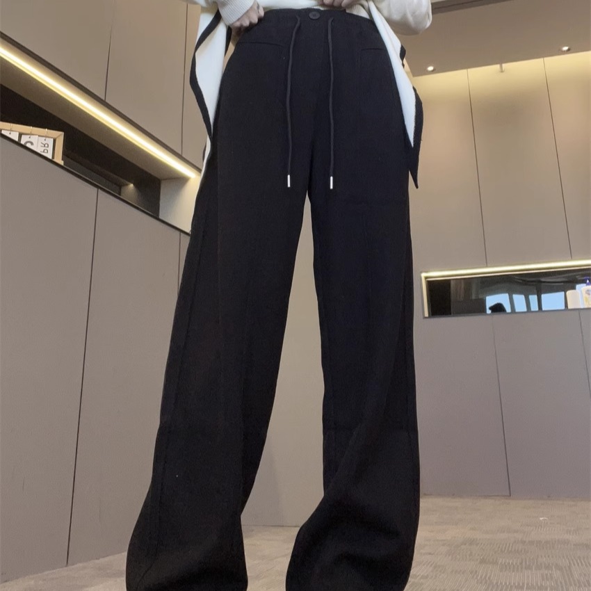 纯色卫裤休闲裤女2025新款