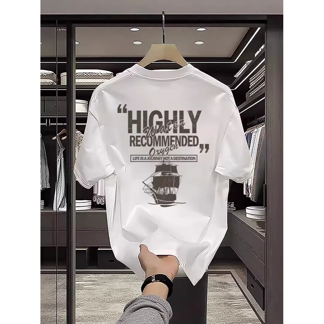 品牌外贸~剪标奥特莱斯专柜美式复古情侣短袖T恤男女情侣潮牌上衣
