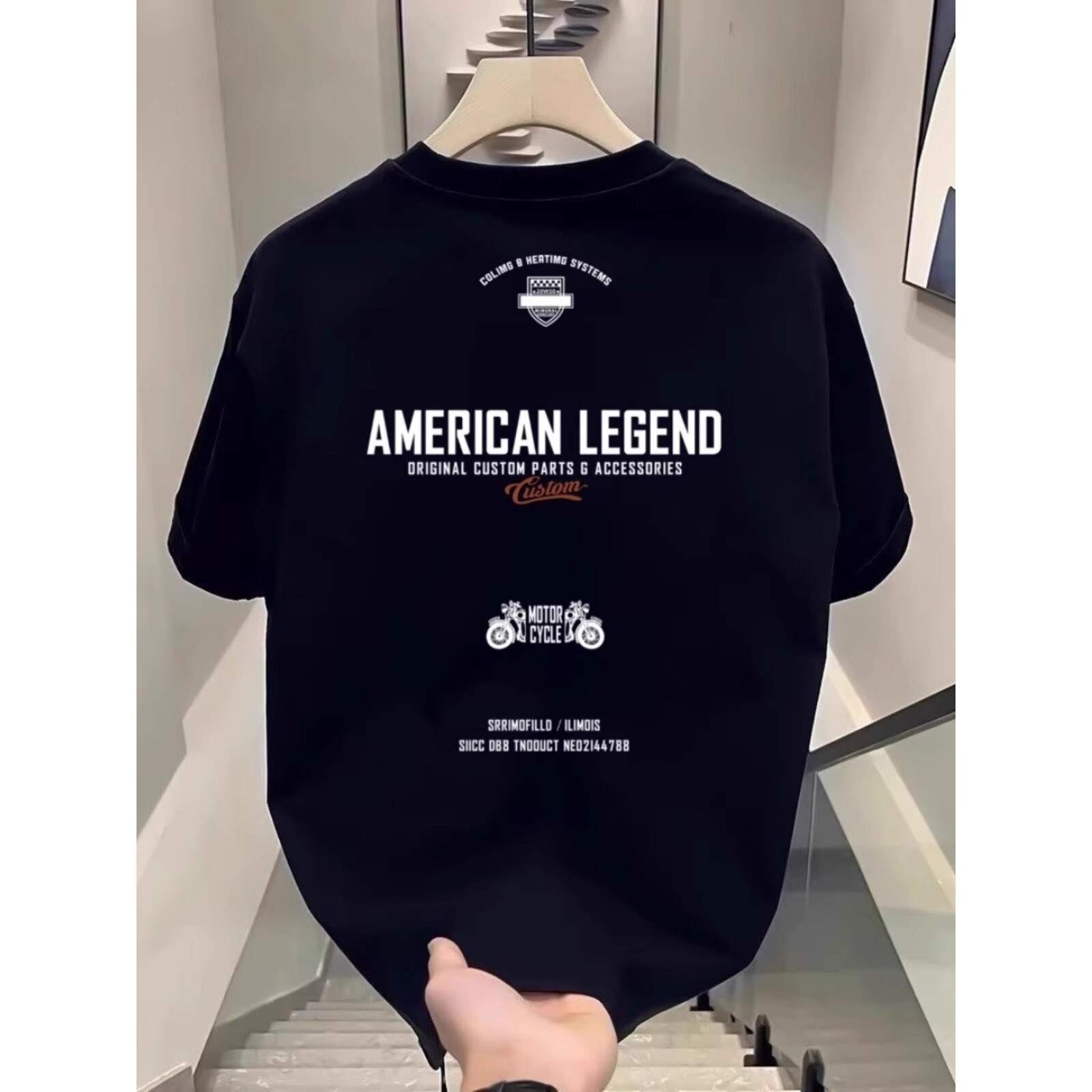 重磅潮牌情侣印花男士短袖T恤2025新款夏季潮流休闲圆领印花体恤