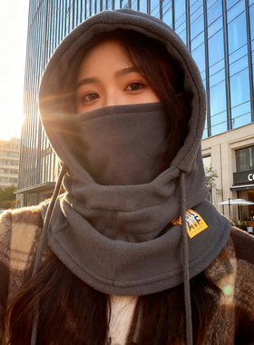 保暖帽子秋冬季男款骑行防风面罩女士防寒头套骑行一体加厚护耳帽