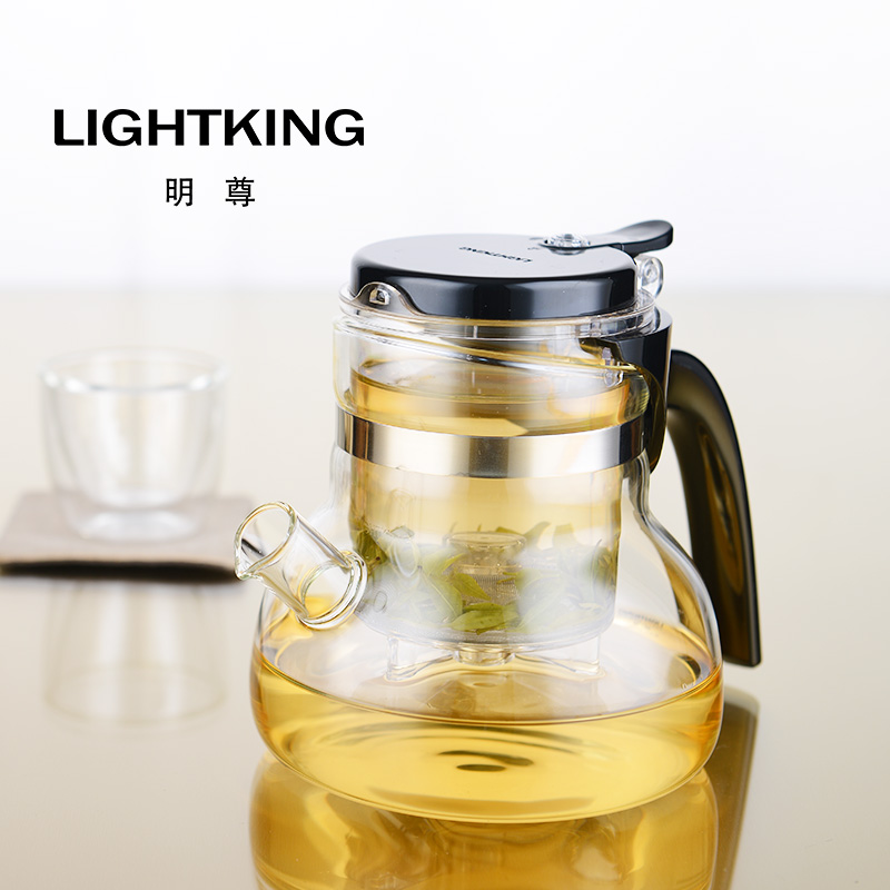 金灶明尊B-07飘逸杯泡茶壶过滤花茶壶茶水分离冲茶器大容量飘逸壶