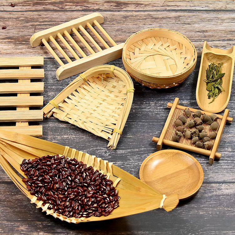 中国风手工竹木小物摄影背景拍照美食干货杂粮道具农产品抖音直播,3C数码配件,背景布类,淘宝优惠券,粉丝福利购,淘宝优惠卷