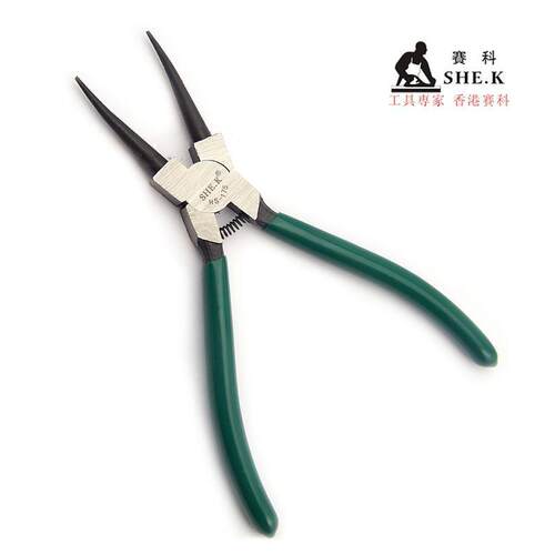 赛科 直咀轴直 内直卡簧钳 多规格挡圈钳 轴用机修卡环钳扳手套装