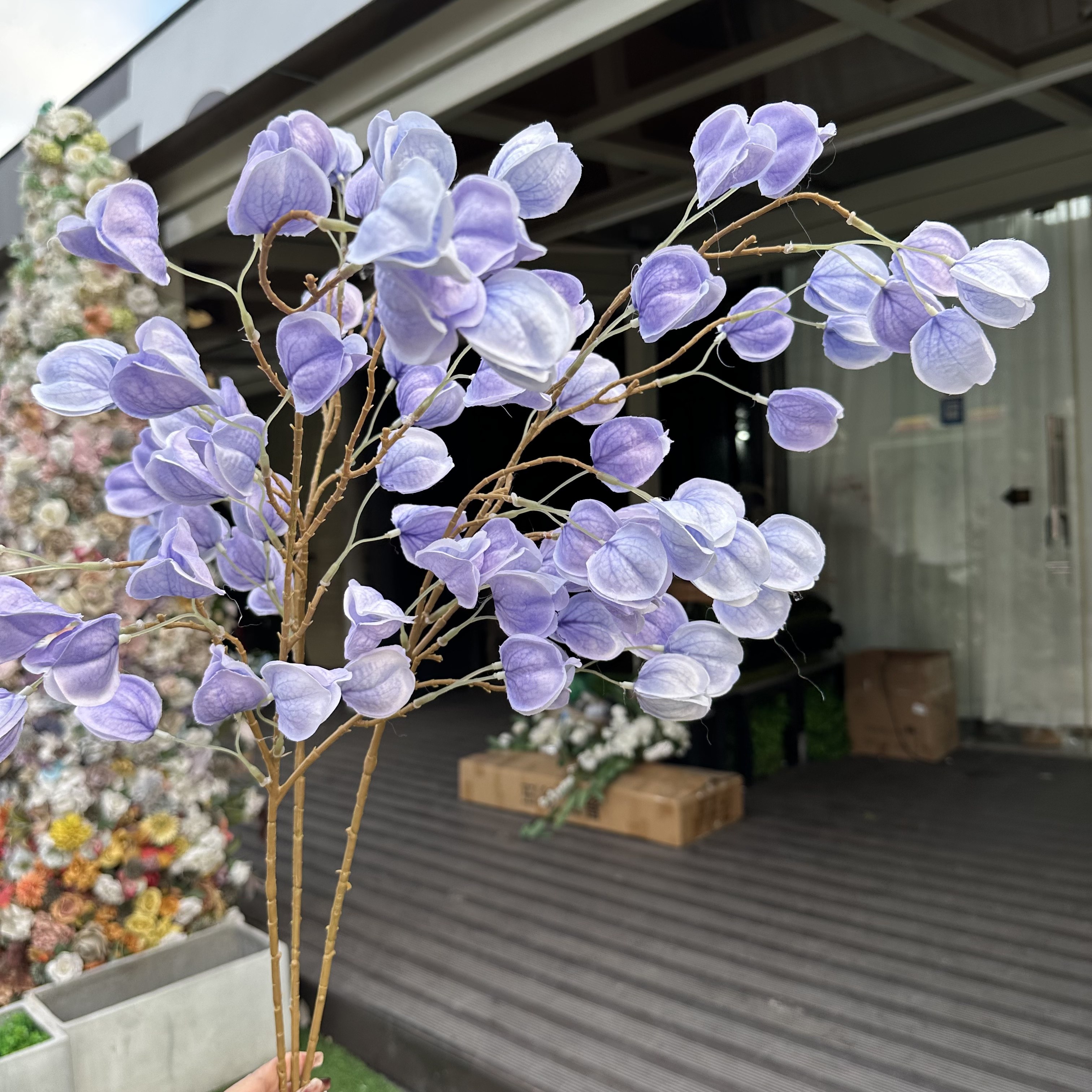 仿真灯笼花灯笼果吊钟花假花酒店仿真花/假花