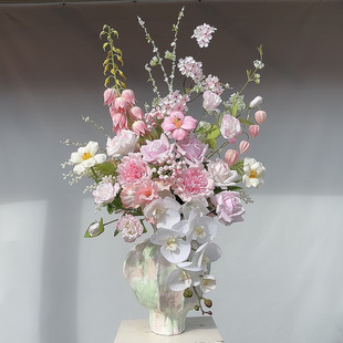 【繁花似锦】原创设计假花高保湿高手感家居客厅餐桌装饰成品花束