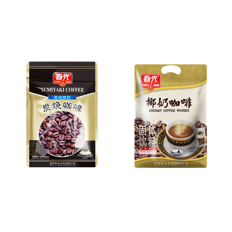360g炭烧咖啡椰奶咖啡海南特产春光食品袋装独立小包