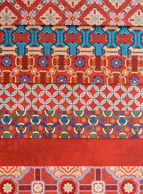 柯布  新年吉祥系列 20支平纹印花棉布面料DIY手工红包布