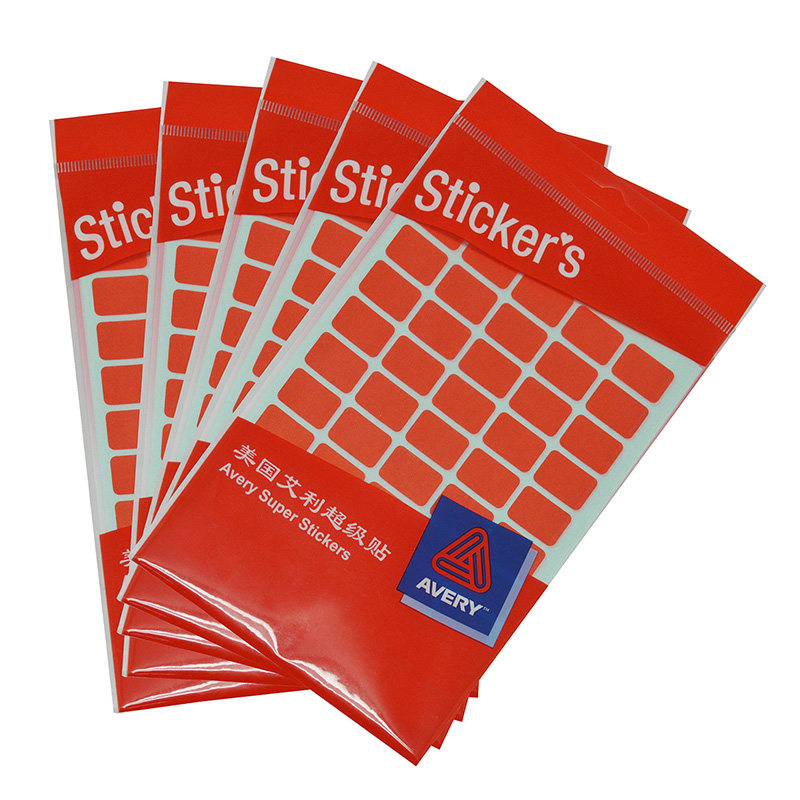 艾利(avery) 手写标签不干胶标签纸价格签分类标签贴纸办公自粘性小