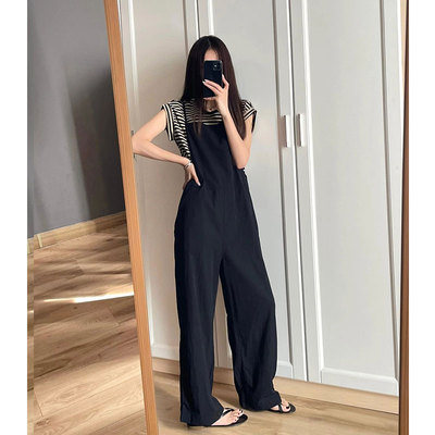 现货！送运费险吊带背带裤女