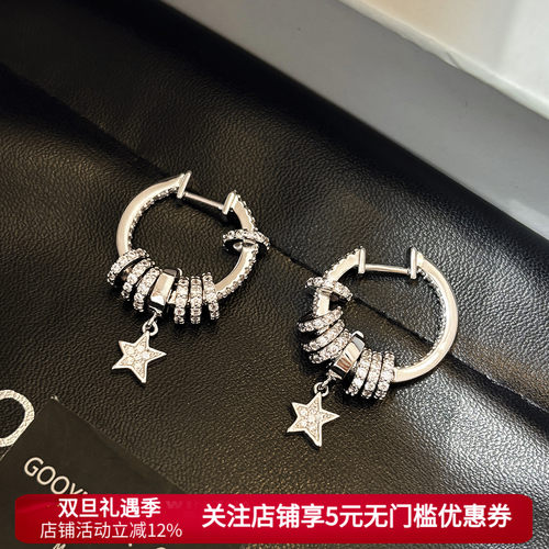 银色独特好看耳环女2025新款