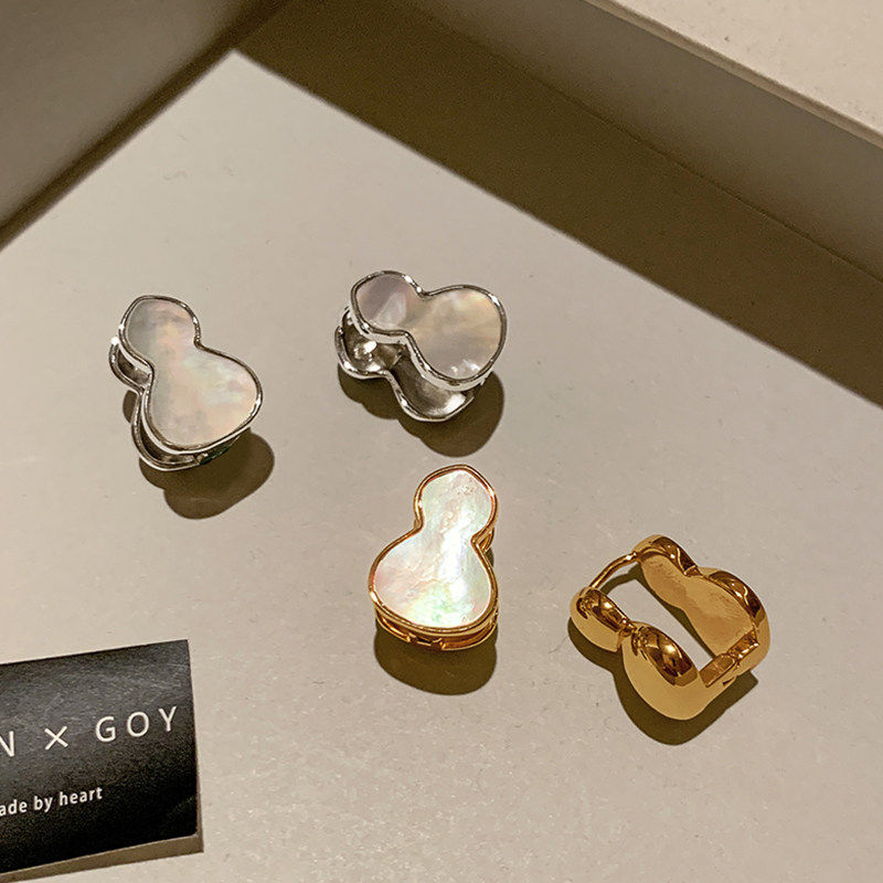 天然贝母葫芦耳环女2026新款爆款轻奢高级感耳钉耳扣秋冬独特耳饰,饰品/流行首饰/时尚饰品新,耳环,淘宝优惠券,粉丝福利购,淘宝优惠卷