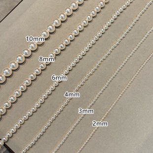 施家华子小米珠珍珠项链女秋冬叠戴2026新款爆款轻奢锁骨链毛衣链