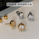 999纯银华子钻石耳钉女2026新款 耳环轻奢高级感独特爆闪耳饰 爆款