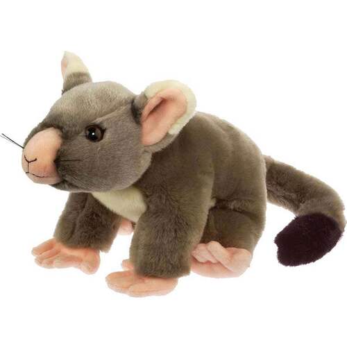 （代购）wild republic仿真帚尾袋貂brushtail possum毛绒玩具