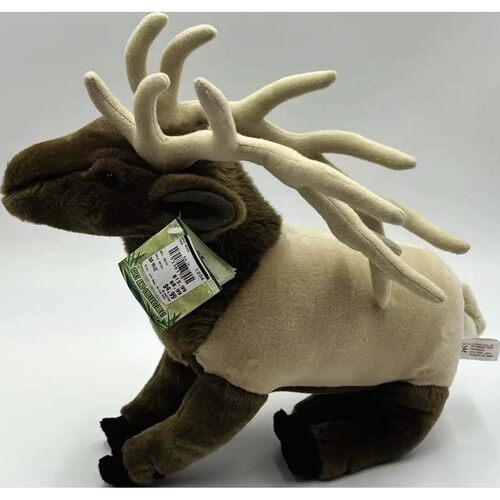 （代购）美国wild republic仿真加拿大马鹿elk毛绒玩具plush toy