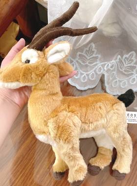 （代购）韩国leosco仿真汤普森瞪羚羊gazella毛绒玩具公仔